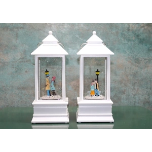 Kış Masalı Tasarımı Işıklı Müzikli Kar Küresi Alk3408