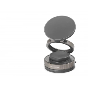 Magsafe Uyumlu Manyetik Vantuzlu 360° Döner Araç Içi Telefon Tutucu Abs - Siyah HDX8026
