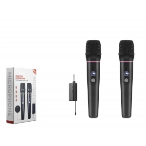 Profesyonel Kablosuz Uhf 2’Li̇ Mi̇krofon Seti̇ - 6.35Mm - Si̇yah HDX2791