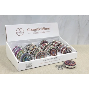 Taşlı El Aynası Anahtarlık Alk3769