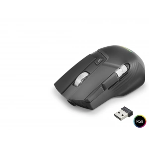 W13 Kablosuz Gaming Mouse Dual Mod 10000 Dpi 10 Tuş 1000 Hz Rgb - Siyah