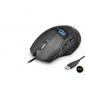 X10 Gaming Mouse 12800 Dpi 9 Tuş Makro 1000 Hz Rgb - Siyah