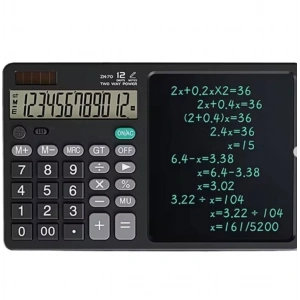 ZR900 Siyah Yazı Tahtalı Hesap Makinesi