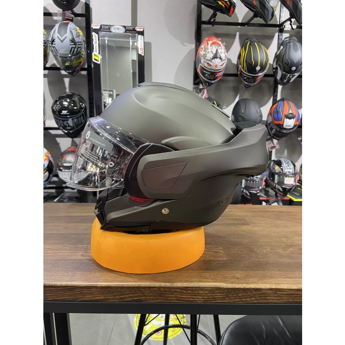 HJC F100 KASK SEMI FLAT TITANIUM modüler kask