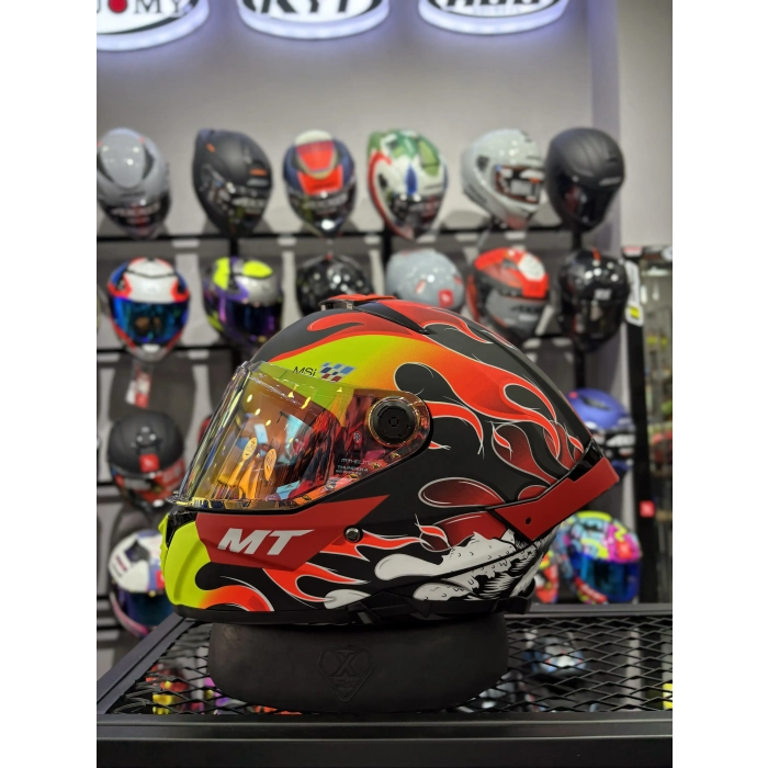 THUNDER MAT YAMANAKA KASK (ŞEFFAF VİZÖRLÜ)