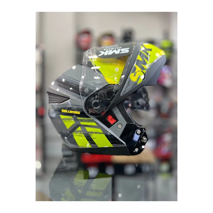 Gullwing Tourleader Çene Açılır Kask Gri Sarı