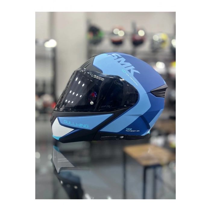 Gullwing Kresto Çene Açılır Kask ŞEFFAF VİZÖRLÜ
