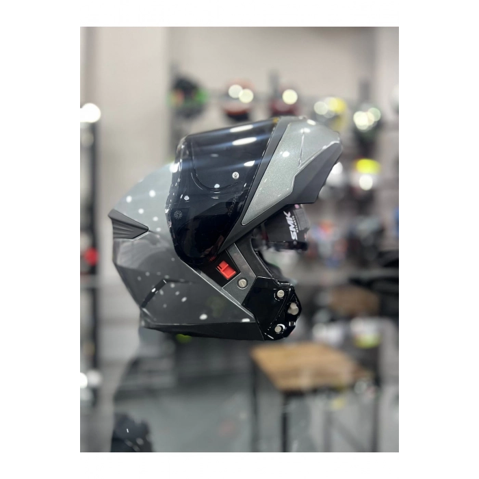 Gullwing Blank Anthracıte Çene Açılır Kask ŞEFFAF VİZÖRLÜ