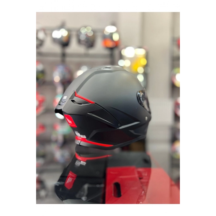 Helmets Stinger 2 Mat Siyah Şeffaf Vizörlü