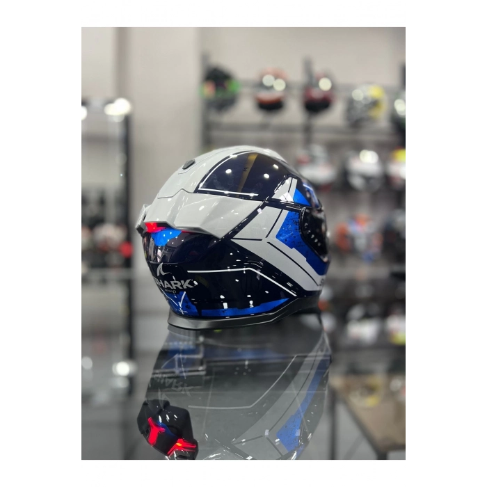 Skwal İ3 Rhad Kapalı Kask Şeffaf Vizörlü Ledli