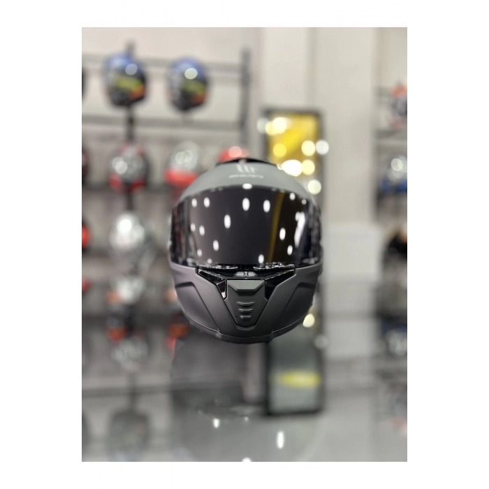 Helmets Thunder 4 Matt Black Kask Şeffaf Vizörlü