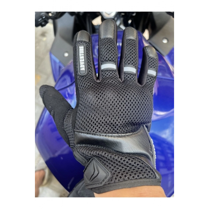 Motosiklet Eldiveni Yazlık Siyah