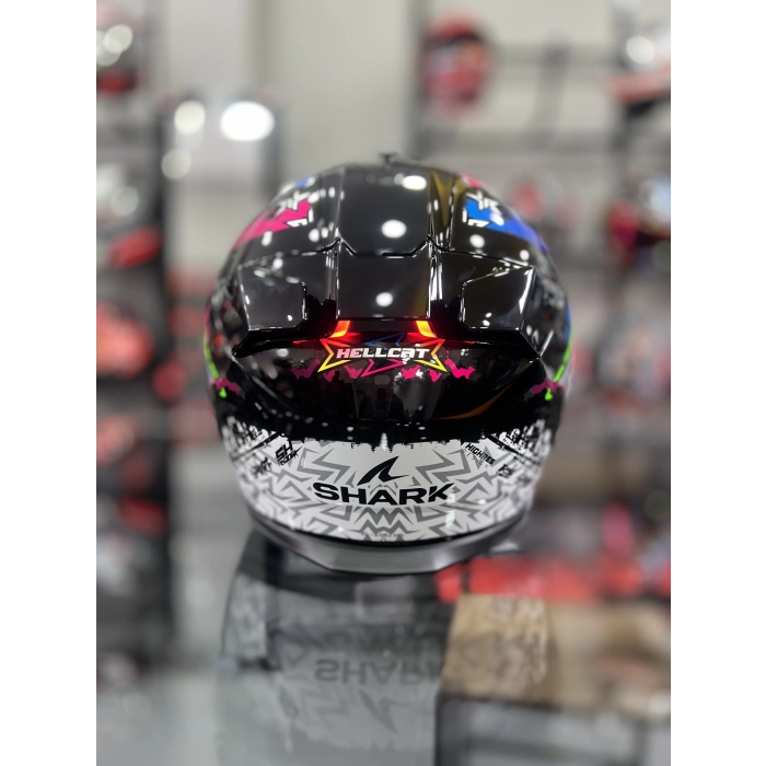 Skwal İ3 Hellcat Parlak Mavi Pembe Şeffaf (x1 Mavi Vizörlü)