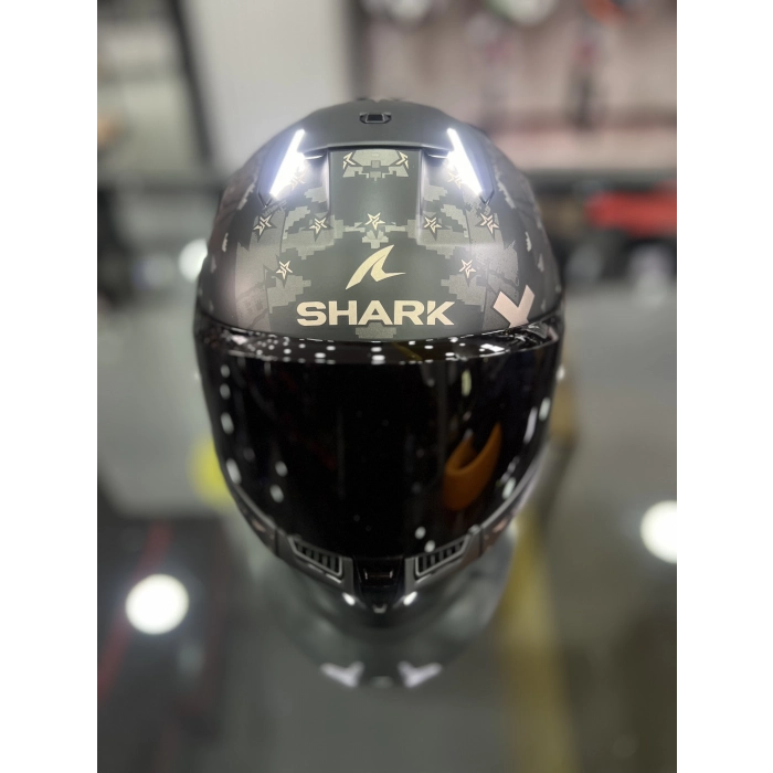 Skwal İ3 Hellcat Mat Siyah Bronz Şeffaf ( x1 Siyah Vizör)