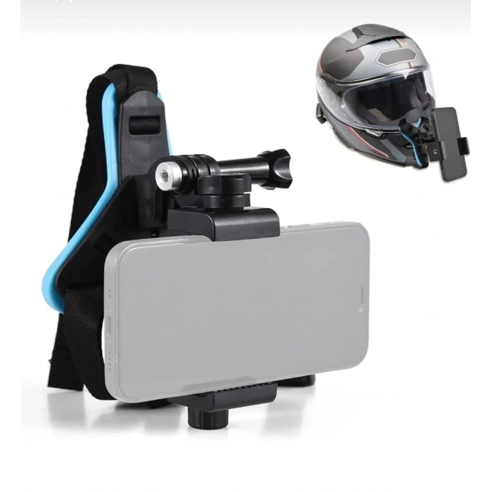 Kask Bağlantılı Kamera ve Telefon Tutucu