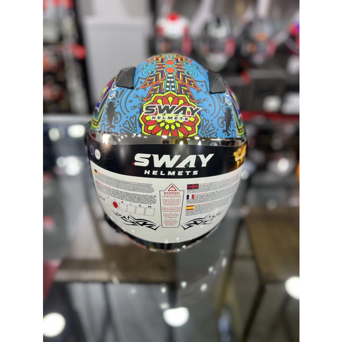 SW 765 SPIRING MAVİ BEYAZ GÜNEŞ VİZRÖLÜ