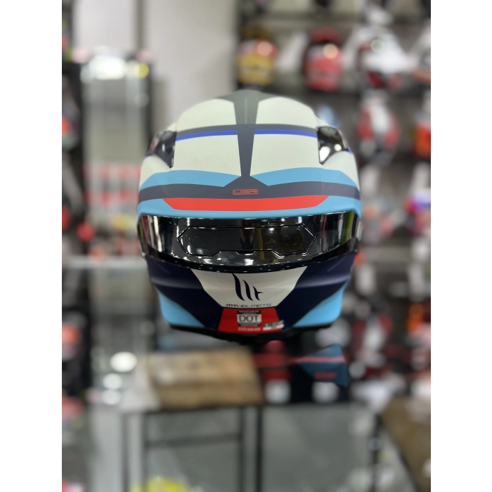 Helmets Targo S Kay C7 Kask Siyah Vizörlü (x1 Şeffaf Vizör)