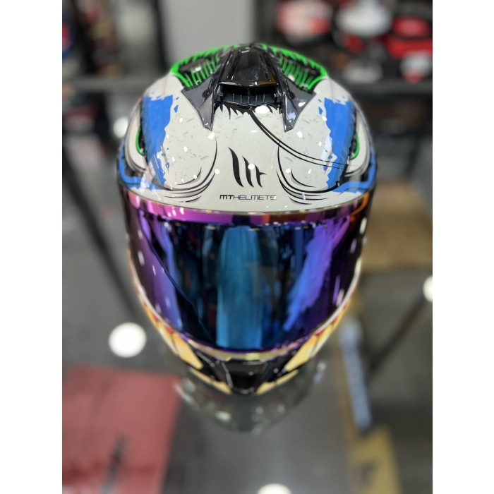 Helmets Targo S Joke İridyum Vİzörlü (Şeffaf Vizör)