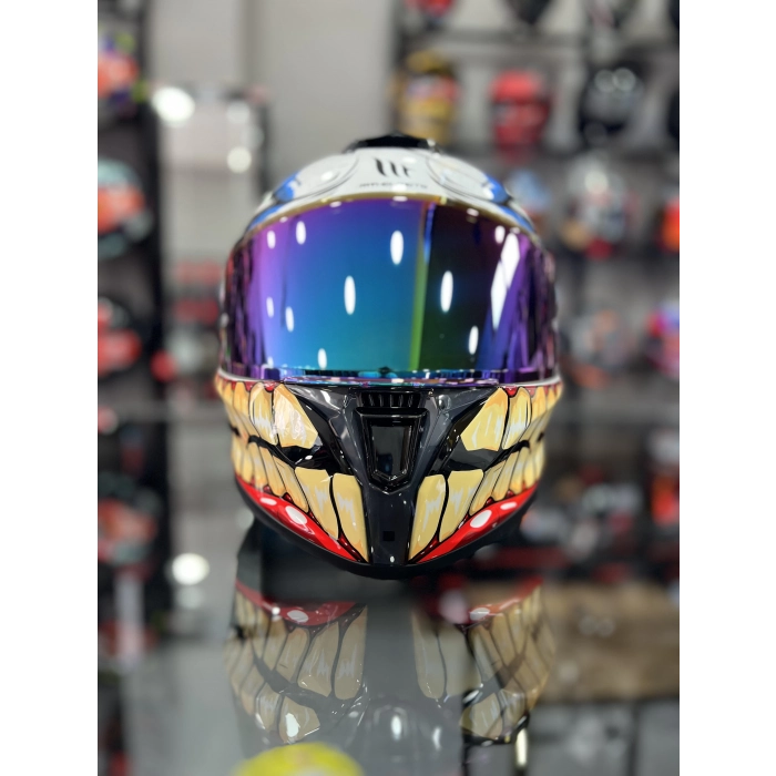 Helmets Targo S Joke İridyum Vİzörlü (Şeffaf Vizör)