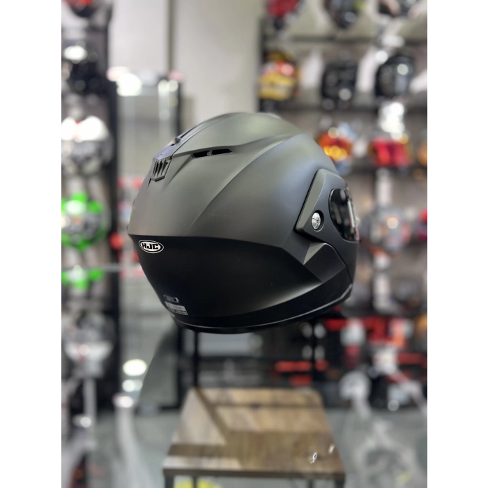 C91N KASK SEMI FLAT SİYAH