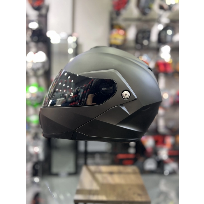 C91N KASK SEMI FLAT SİYAH