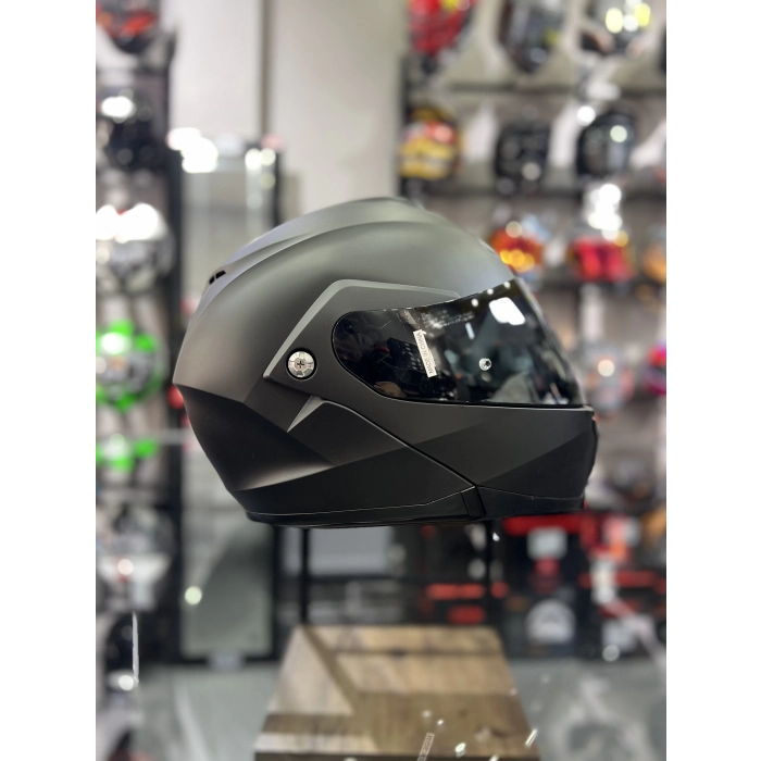 C91N KASK SEMI FLAT SİYAH