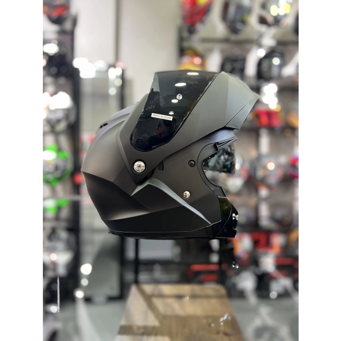 C91N KASK SEMI FLAT SİYAH