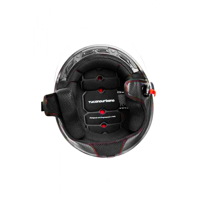 El Jettin Hi-vis Yellow Yarım Motorcu Kaskı