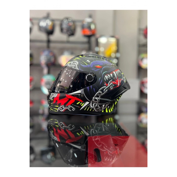 Helmets Stinger 2 AKIN Şeffaf Vizörlü MOTOZILLA.