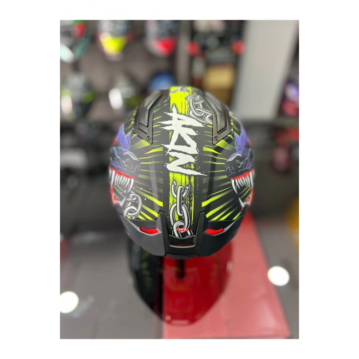Helmets Stinger 2 AKIN Şeffaf Vizörlü MOTOZILLA.