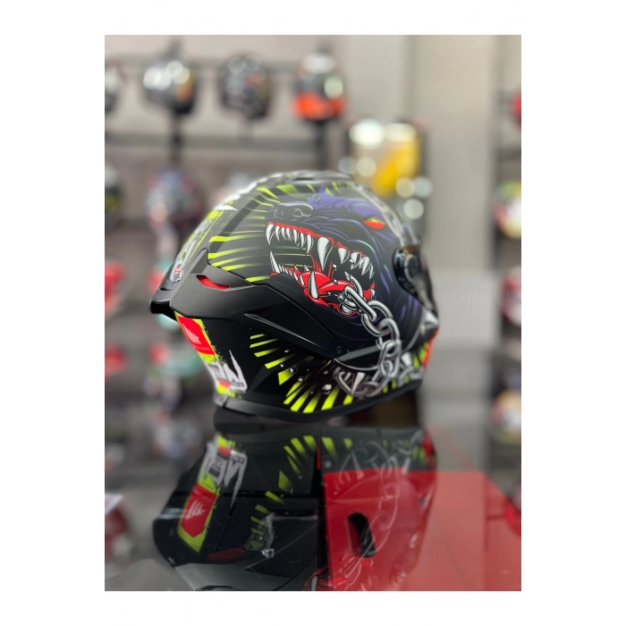 Helmets Stinger 2 AKIN Şeffaf Vizörlü MOTOZILLA.