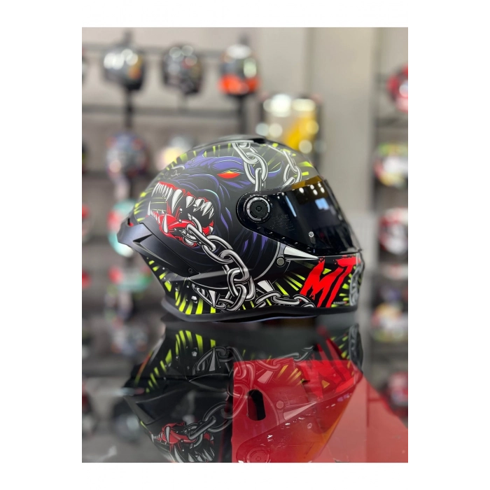 Helmets Stinger 2 AKIN Şeffaf Vizörlü MOTOZILLA.
