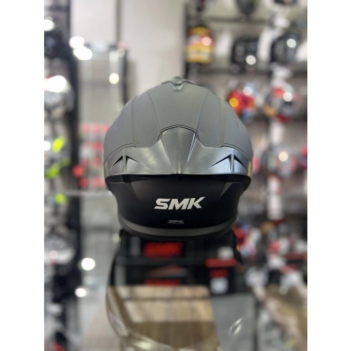 Typhoon Solıd Mat Kapalı Kask Şeffaf Vizörlü