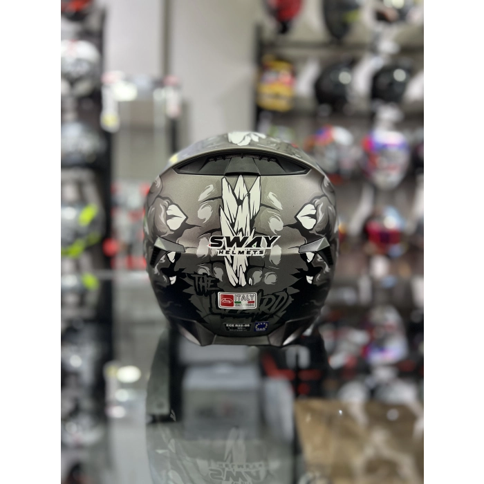 820 Monster Gümüş Vizör