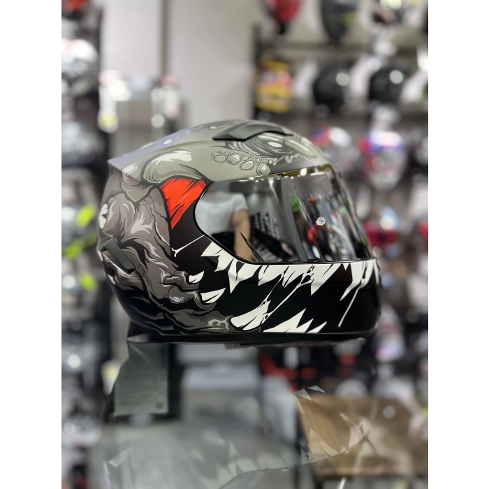 820 Monster Gümüş Vizör