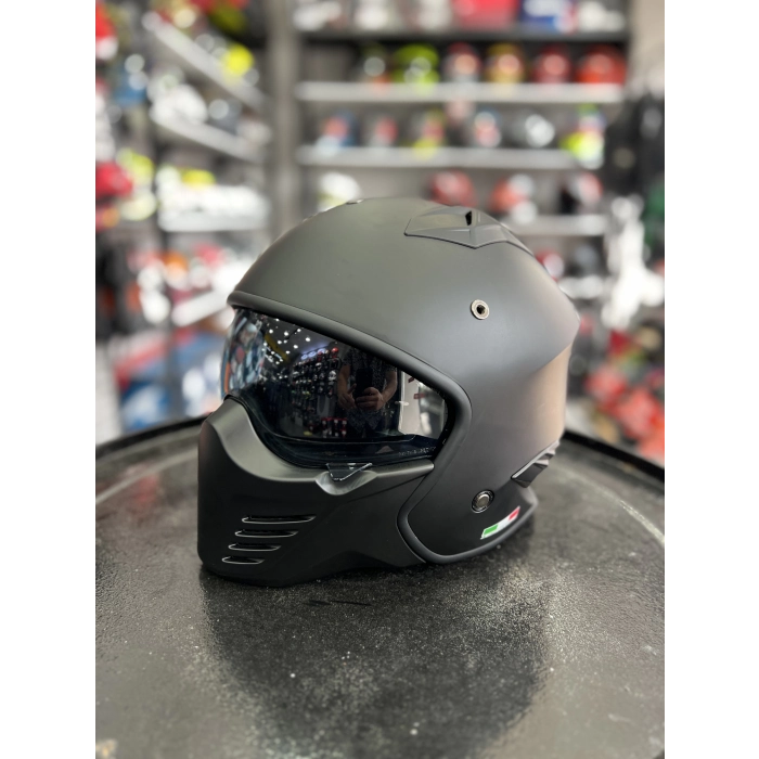 Tokyo Mat Siyah Modular Motosiklet Kaskı Motozilla