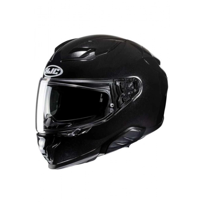 F71 Kapalı Kask Metal Siyah Full Face