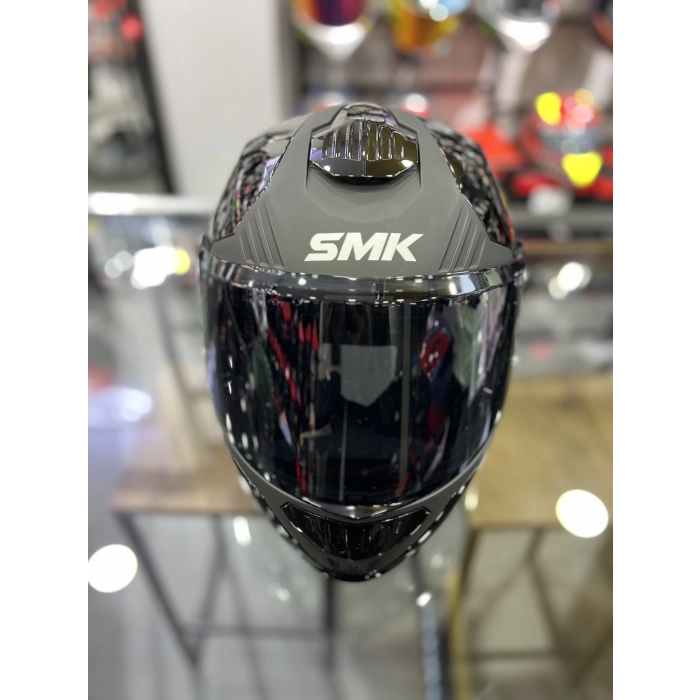 GULLWİNG PARLAK SİYAH ÇENE AÇILIR KASK ŞEFFAF VİZÖRLÜ