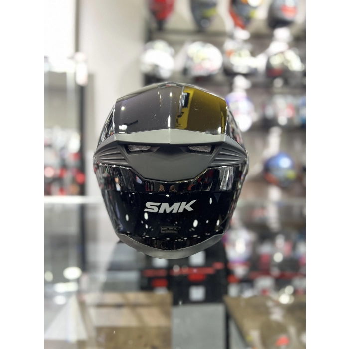 GULLWİNG PARLAK SİYAH ÇENE AÇILIR KASK ŞEFFAF VİZÖRLÜ