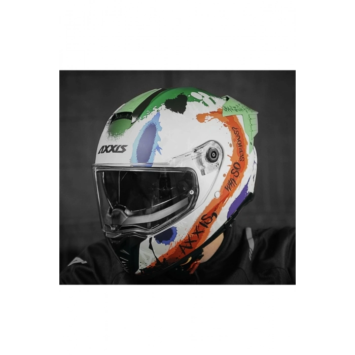 HAWK JOKE A2 MAT MOTOSİKLET KASKI