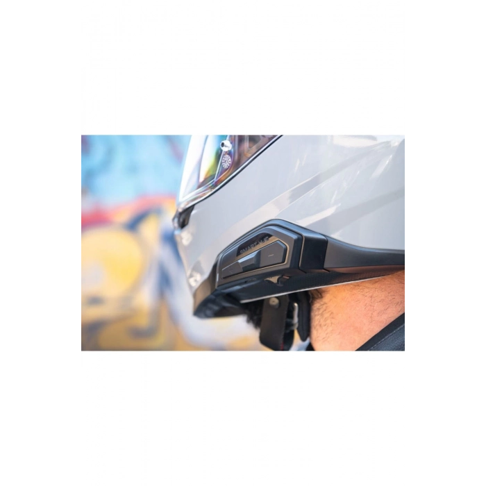 İ71 Kapalı Motosiklet Kaskı Nardo Gri