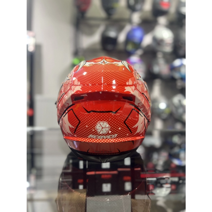 869 Wild Gold Vizörlü Kapalı Kask