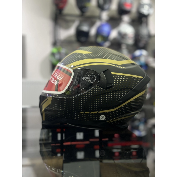 869 Blade Siyah Sarı Kapalı Kask