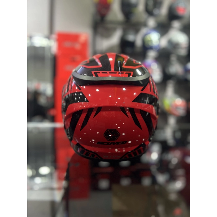 868 AZRAEL KIRMIZI ÇENE AÇILIR KASK