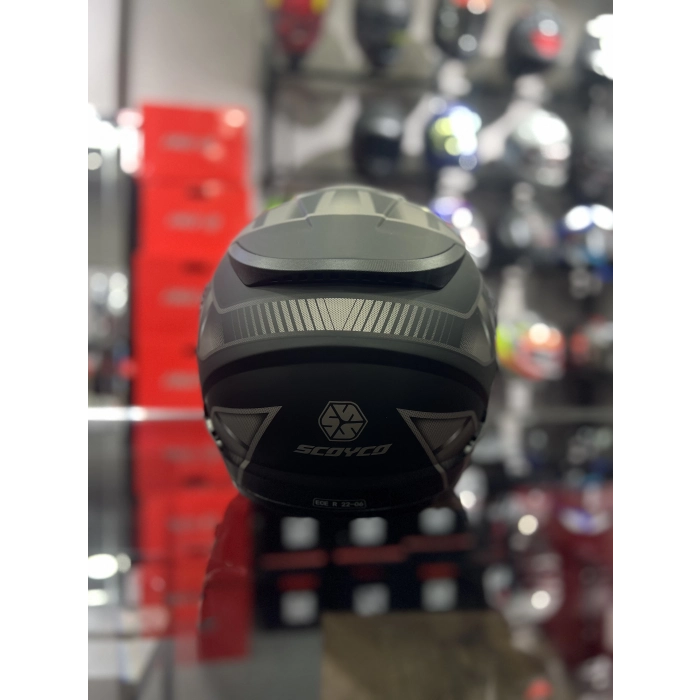 868 SPACE SİYAH ÇENE AÇILIR KASK