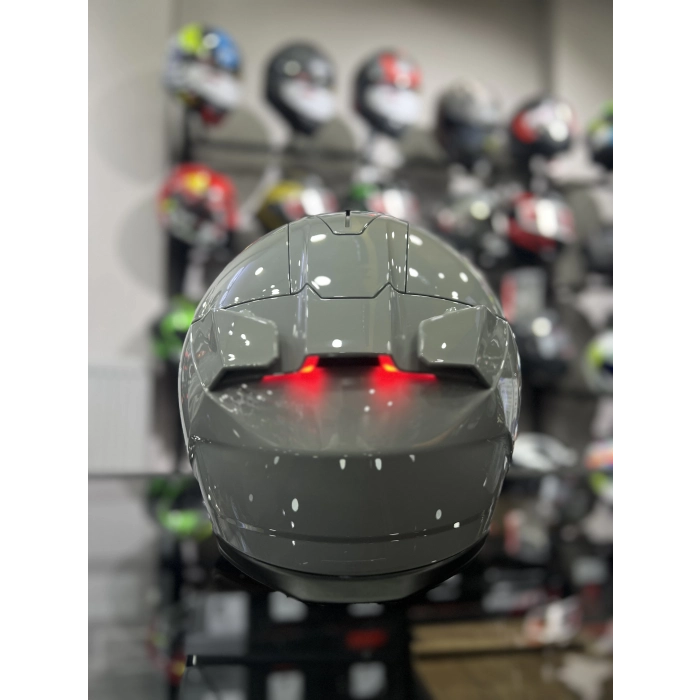 Skwal i3 Nardo Gri Ledli Kask (+1 Siyah Vizör)