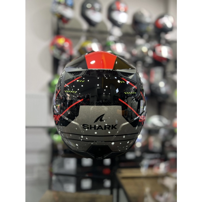 Oxo Reyder Kırmızı Siyah Çene Açılır Kask