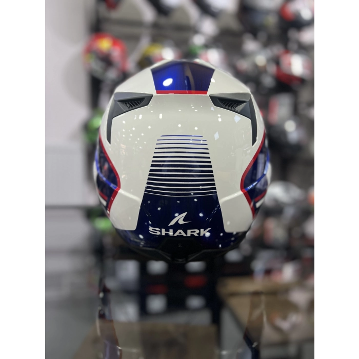 OXO SIKTER BEYAZ MAVİ ÇENE AÇILIR KASK