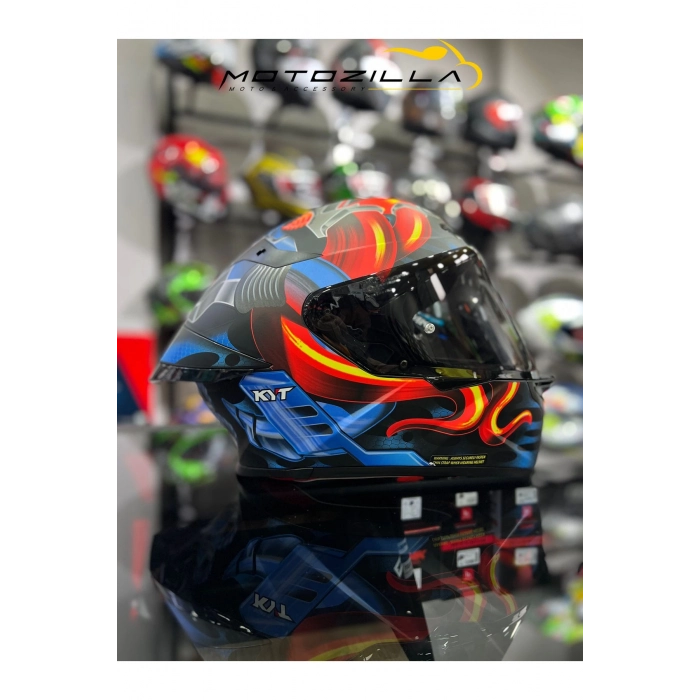 TT-REVO MAGNET MATT KASK ŞEFFAF VİZÖRLÜ