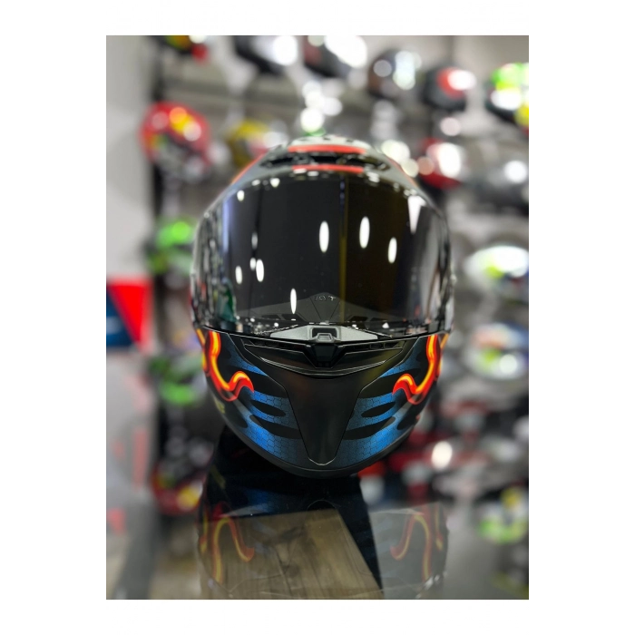 TT-REVO MAGNET MATT KASK ŞEFFAF VİZÖRLÜ